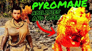 PYROMANE Abilities and Uses EXPLAINED in The Center in Ark Survival Ascended!!