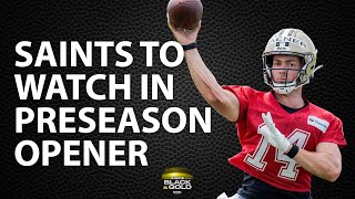 Saints preseason is here! Breaking down first depth chart & spotlight players | Inside Black & Gold