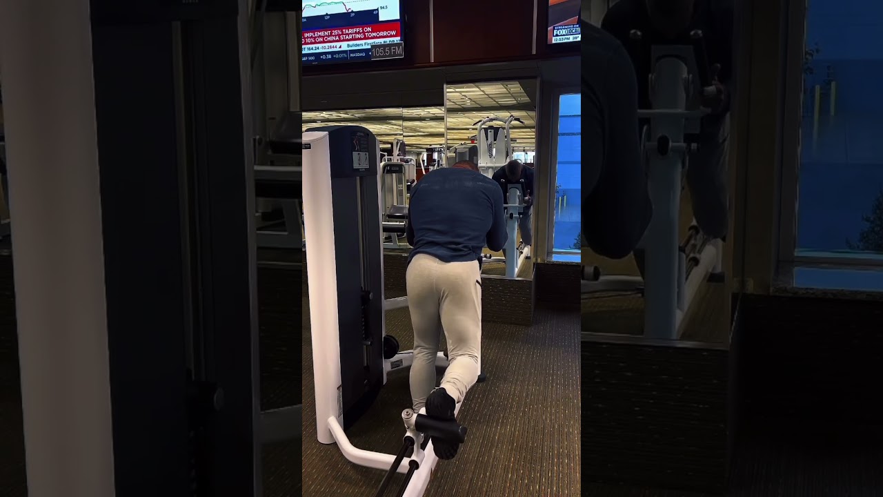 Glute kickbacks are a great way to isolate the glutes. Slow and steady with as much weight as