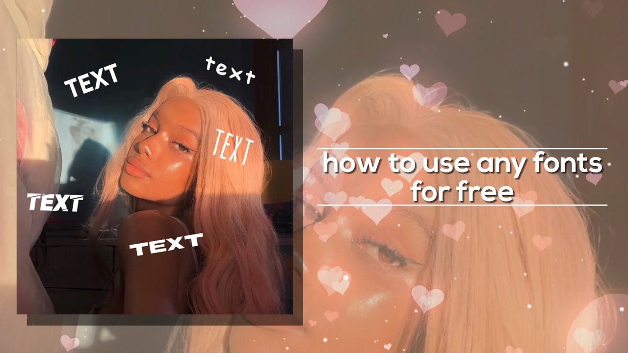 how to use any fonts for free on videostar YouTube