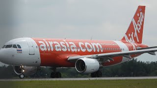 The Big Thai Air Asia Airbus A320 Neo Powerful Takeoff