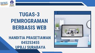 TUGAS 3 PEMROGRAMAN BERBASIS WEB