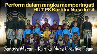 Perform PERGURUAN SILAT KARTIKA NUSA dalam acara memperingati HUT PSKN ke-4
