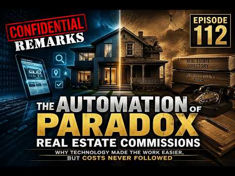Video thumbnail for The Automation Paradox: Why Real Estate Fees Never Dropped.