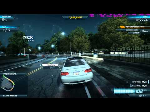 NFS Most Wanted 2012 Continental Drift BMW M3 E92