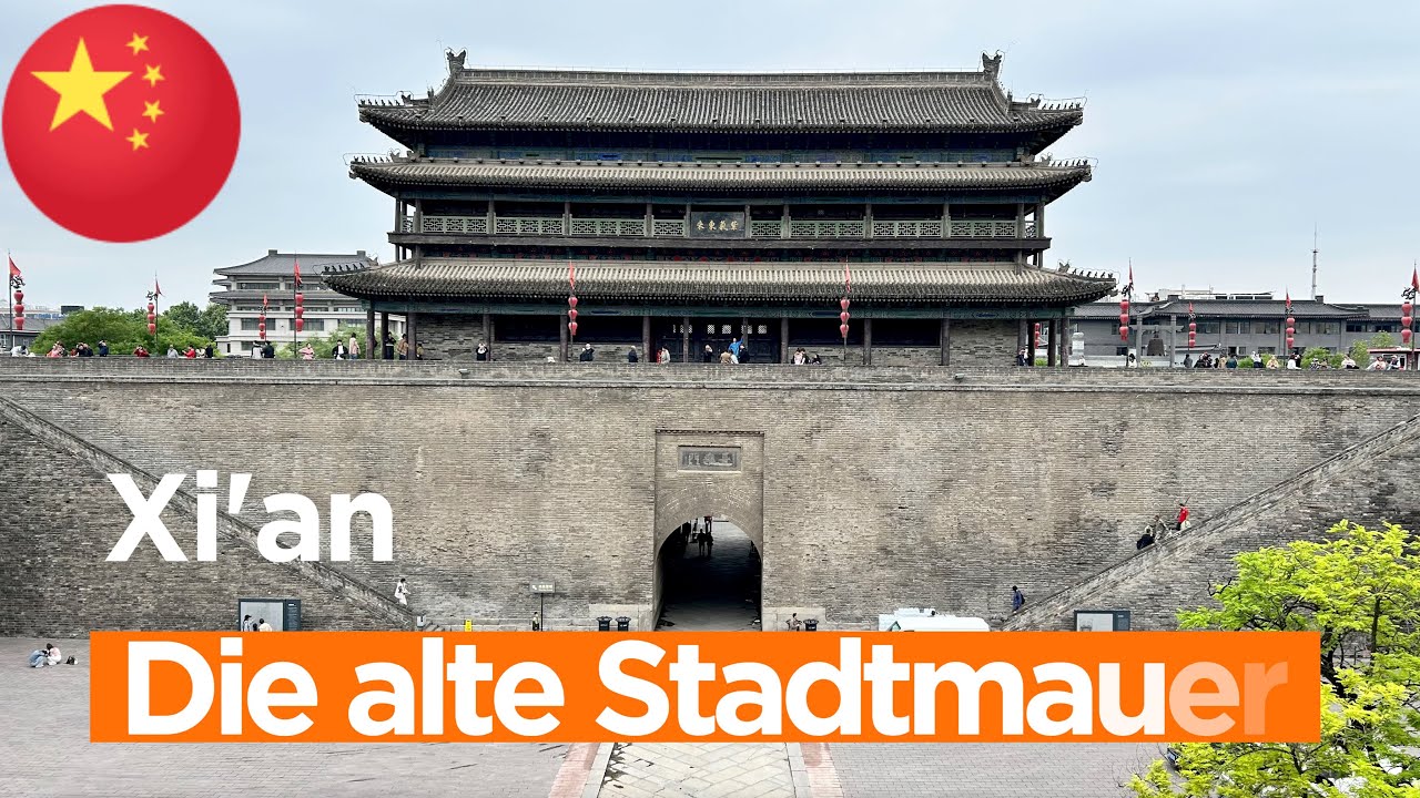 China - Xi'an🇨🇳 Wildganspagode und Radtour auf der Stadtmauer Teil 1/2