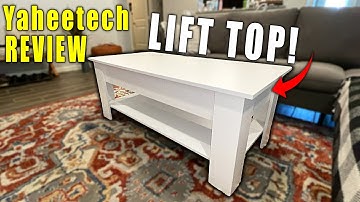 Full Review of Yaheetech Lift Top Coffee Table