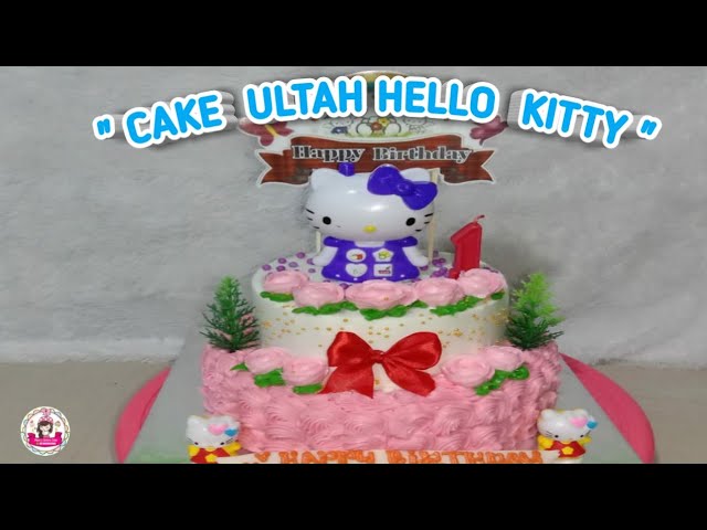 Menghias Kue Ultah Hello Kitty | Mom's Sintya Cake class=