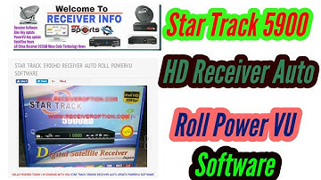 STAR TRACK 5900HD RECEIVER AUTO ROLL POWERVU SOFTWARE