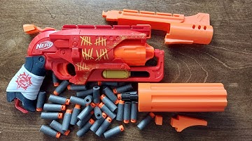 How to Mod your Nerf Hammershot into a 32 shot inline clip Handcannon!
