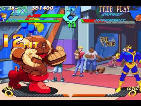 X-Men vs. Street Fighter (CYCLOPS w/ Ryu) (Capcom) (Windows) [2001] [PC Longplay]