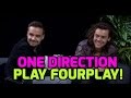 One Direction Fourplay: Harry Styles and Liam Payne answer your questions