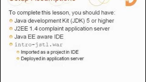 Introduction to JSTL - Lesson Overview