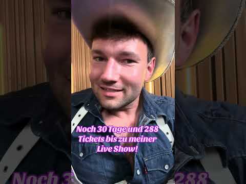 Noch 30 Tage und 288 Tickets bis zu meiner Live Show!25.09. Admiralspalast - Link im Profil