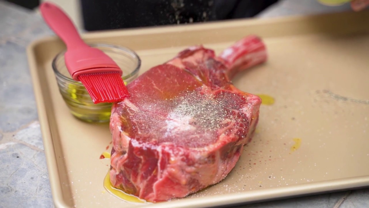 How to cook a tomahawk steak | Reverse Sear Tomahawk Steak recipe - YouTube