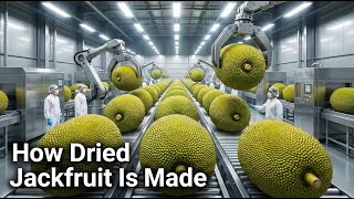 Inside a Modern Dried Jackfruit Factory: From Farm to Factory to Organic Recycling (Full Process)