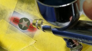 How To Paint US Insignia on Scale Models with Custom Made Paint Masks