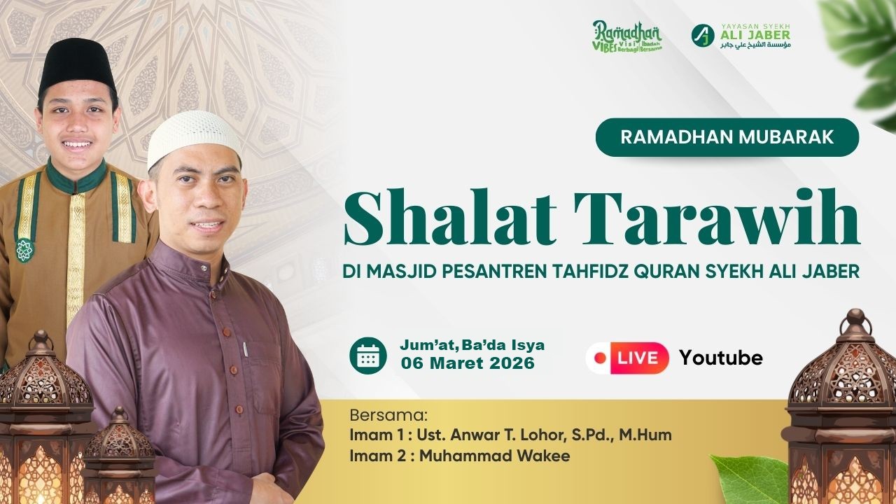 🔴 LIVE SHALAT TARAWIH // RAMADHAN MUBARAK // YAYASAN SYEKH ALI JABER