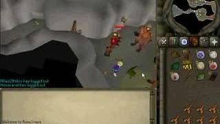 Lmao, a noob dies while doing waterfall quest!