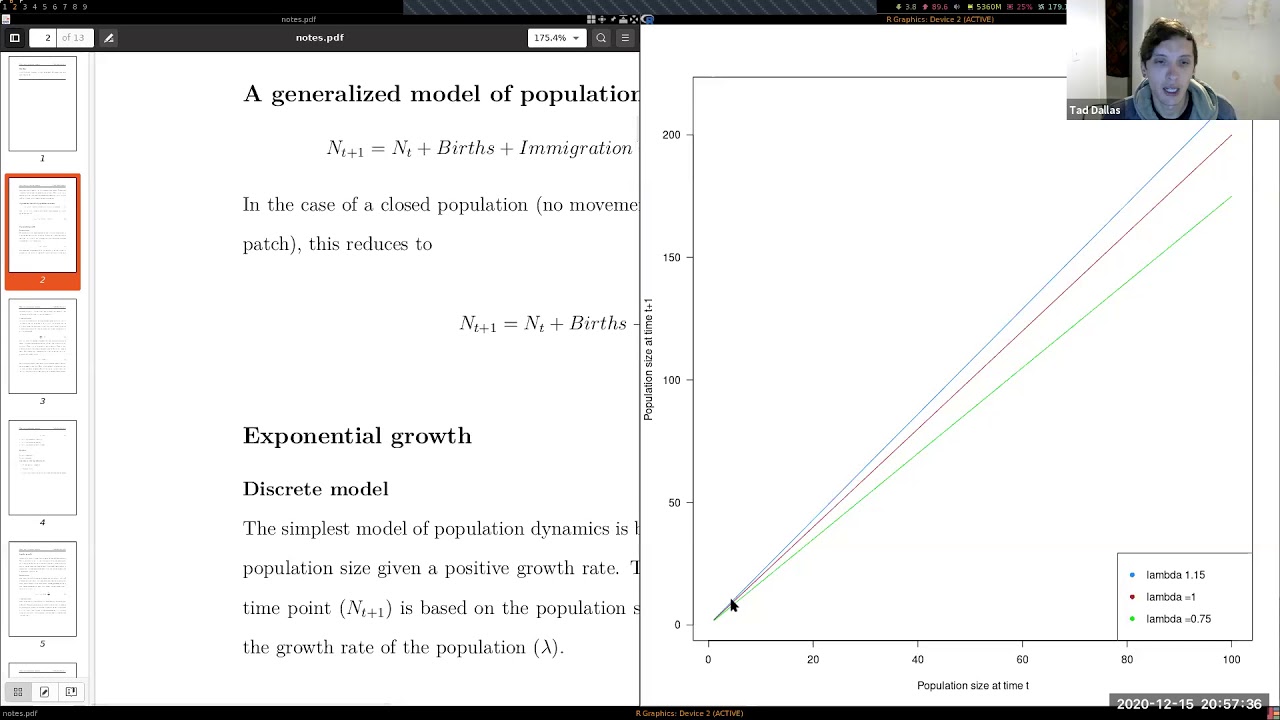 Single species population dynamics