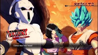 Dragon Ball FighterZ: Kid Buu, Goku (SSGSS), Android 17 arcade playthrough