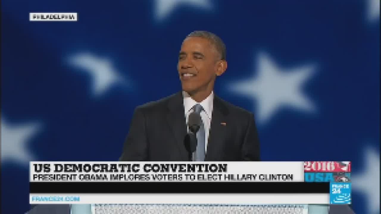 Democratic National Convention: President Obama "nobody more qualified than Hillary Clinton"