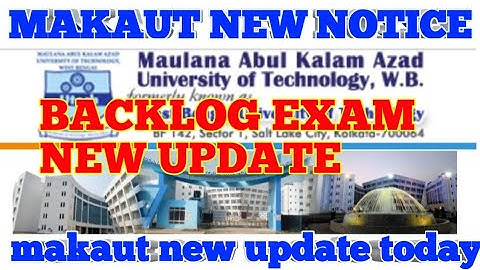 makaut backlog exam update today makaut online written exam BACKLOG 2021