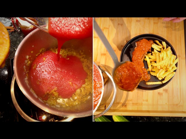 Currywurst-Sauce selber machen – mit eigenem Ketchup und Tomaten aus dem Garten