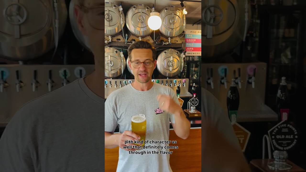 Five Points lager using all British ingredients.