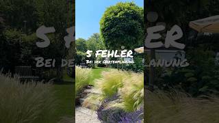 5 Fehler bei der Gartenplanung ❌ - Fehler 5