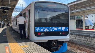 伊豆急行電鉄線3000系アロハ電車。