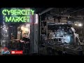 Cyber City Market Blade Runner Style AI Music for Study and Focus