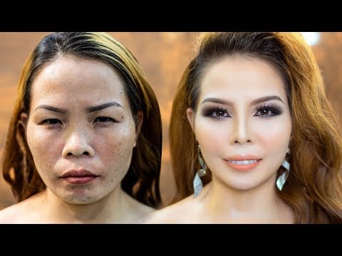 Trang Điểm Khắc Phục 2 Mắt Xa Nhau,Gò Má Cao, Mắt Nhỏ / Hùng Việt Makeup