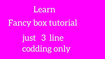 10 Zoom fancy box using  jquery tutorial