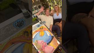 Beautiful couple!✨😁 #caricature #funny #artist #art
