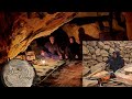 Nomadic life: cave life and baking local bread