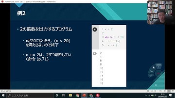 Python入門講座4-1 繰り返し文-while (プログラミング入門)