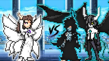 Aizen OP V2 (all form) (New) VS Ichigo V5 OP (all form) & Ulquiorra OP in Jump Force #mugen