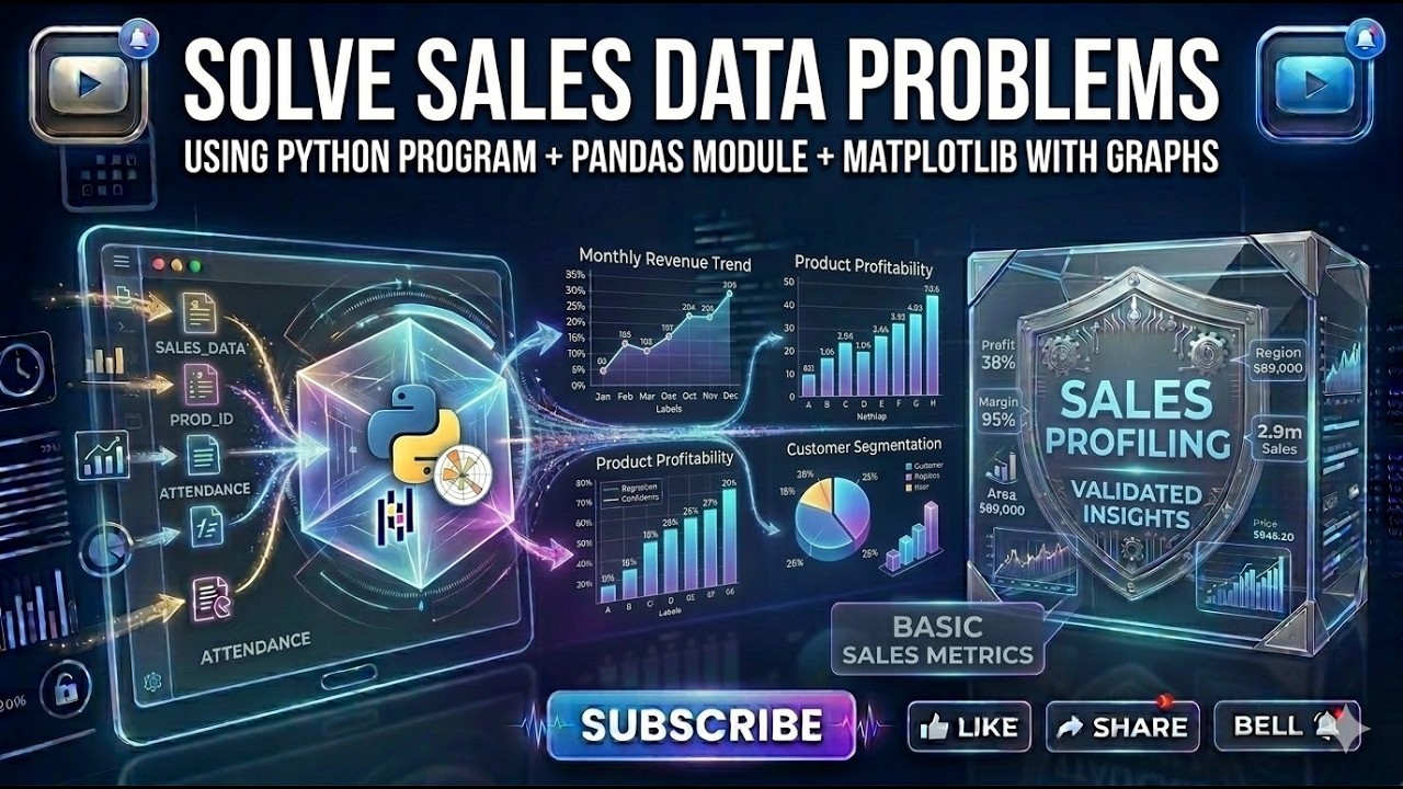 analyze the sales data using pandas and matplotlip module in python
