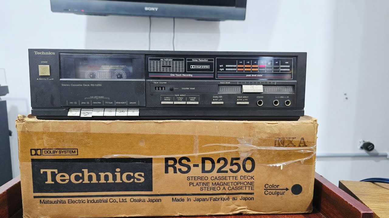 TECHNICS Stereo Cassette Deck RS-D250/For Sale/Infinity Audio/Contact 9443370602