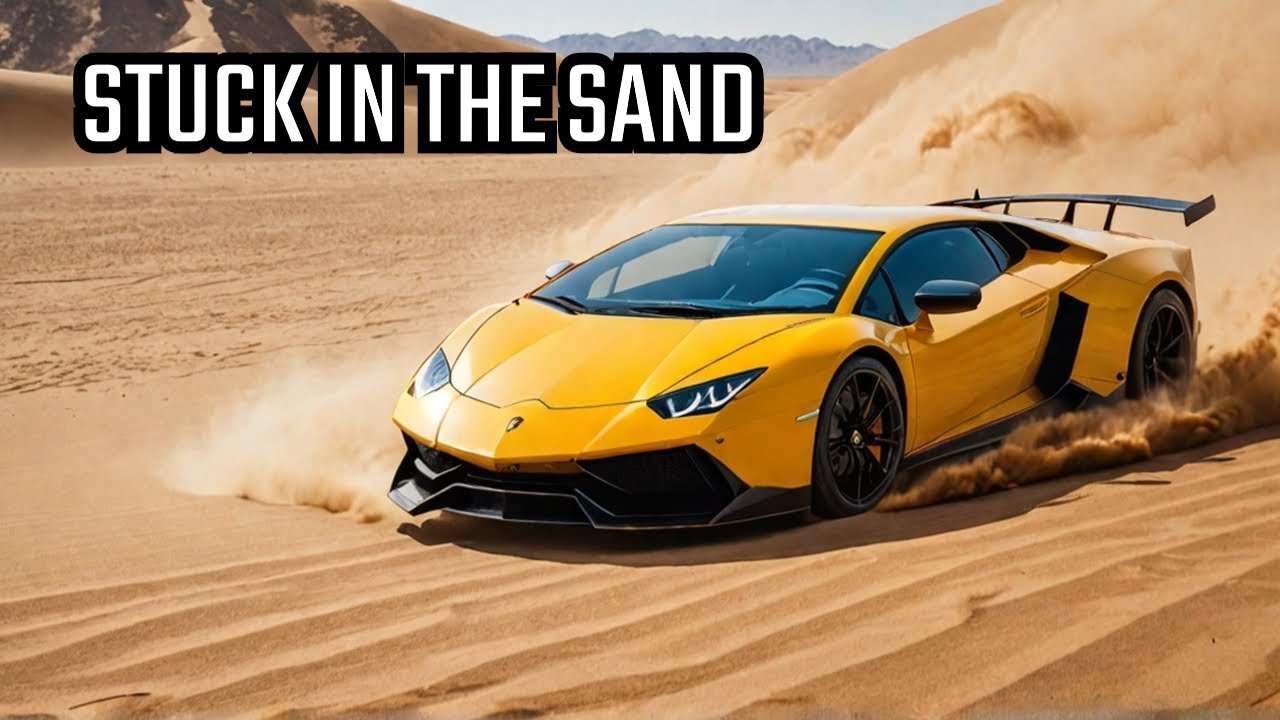 Lamborghini Caught in a Sandstorm