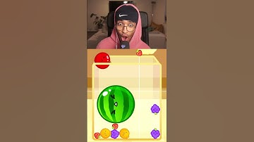 The UNLUCKIEST PLAY in Suika Game... #shorts