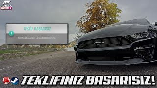 Teklifiniz başarısız, lütfen tekrar deneyin hatası - Forza Horizon 4 Müzayede kazanma taktikleri #1