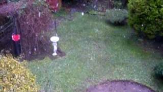 Snow Storm In Colchester With Distant Police Sirens