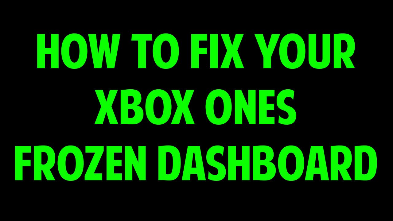 xbox one freezing on dashboard