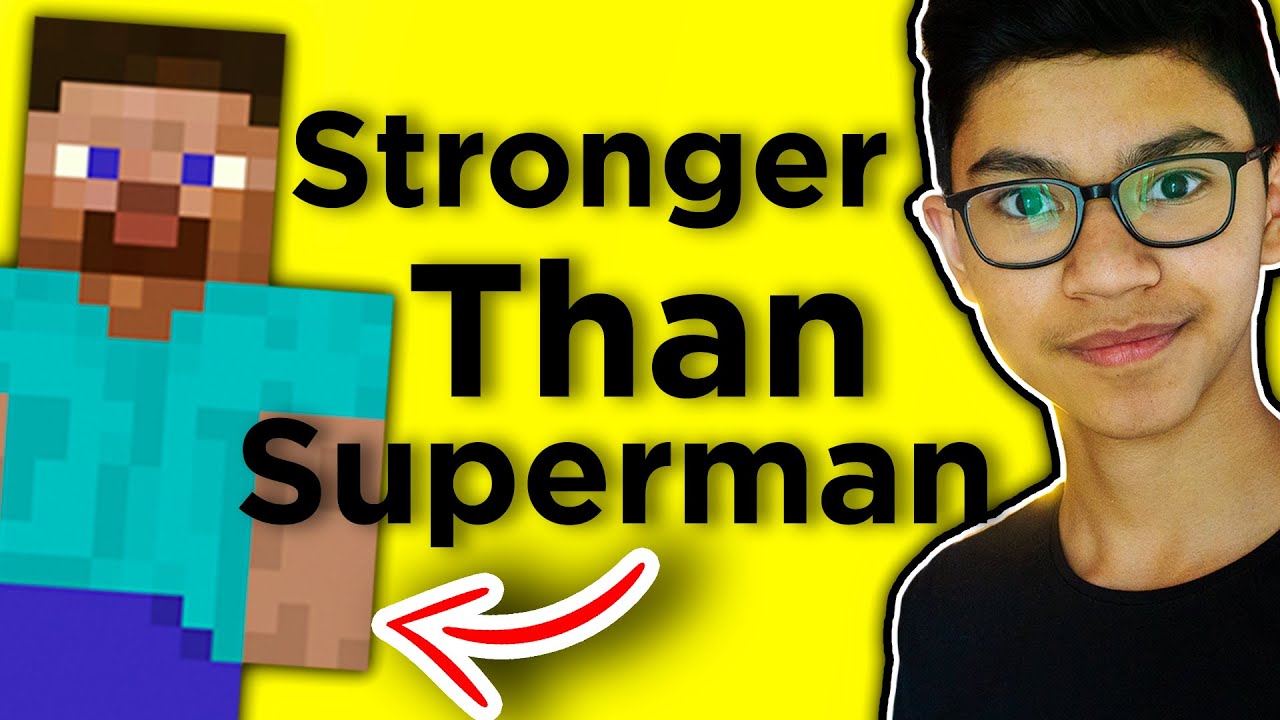 how-strong-is-minecraft-steve-stronger-than-you-think-youtube