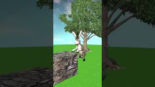 funny donkey #3d #animation #3danimation #donkey #animal #iclone
