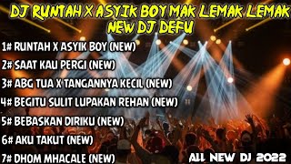 DJ RUNTAH X ASYIK BOY MAK LEMAK LEMAK NEW DJ DEFU 2022