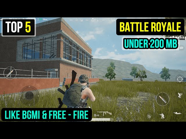 5 best battle royale games like PUBG Mobile for low-end devices