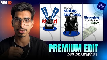 How to edit Viral Reels in Premiere Pro | Motion Graphic Reel Edit in 2025 | Part 02